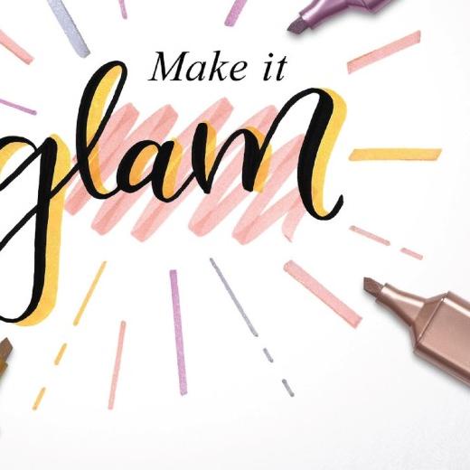 

✼ Faber-Castell Textliner 46 Metallic Glamorous Gold ➢