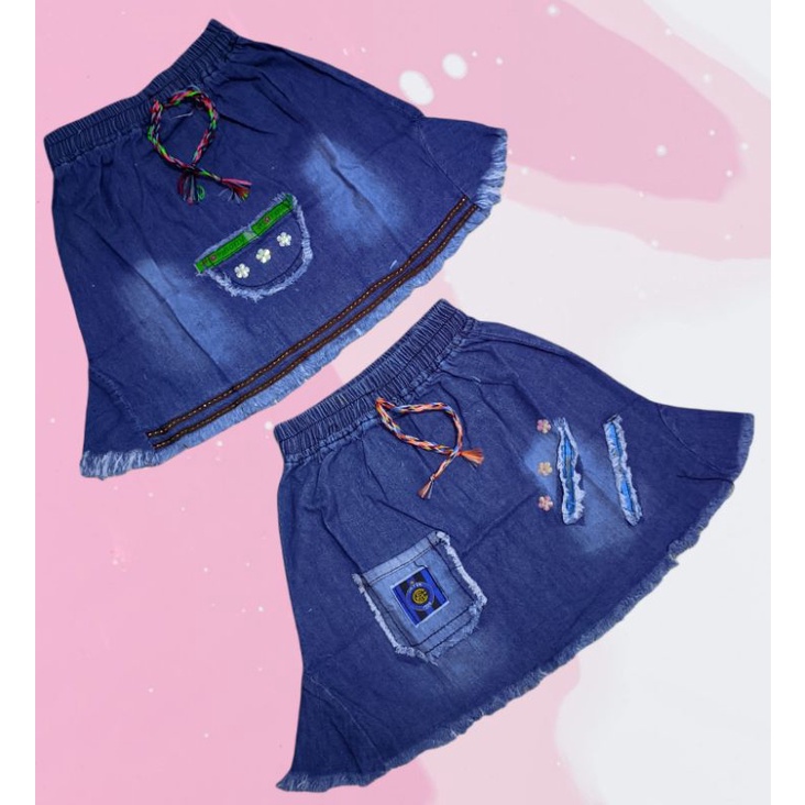 Rok anak 3-4 tahun rok jeans anak celana jeans anak