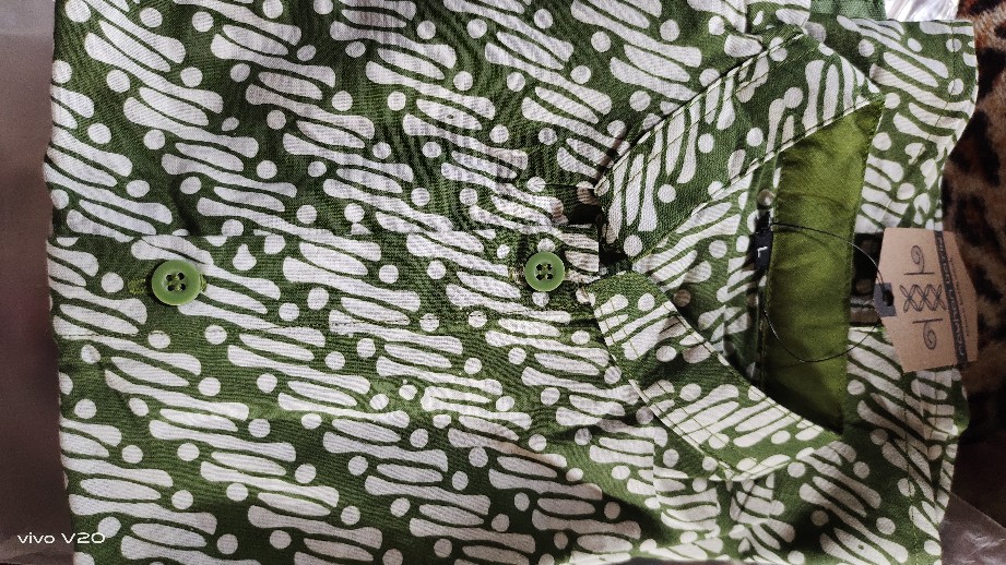 Kemeja Batik Anak Hijau Series