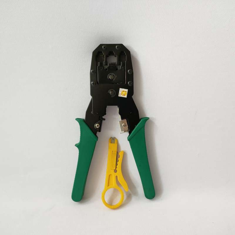 TANG TANK CRIMPING CREMPING ALAT TOOL TOOLS 3 LUBANG RJ45 DAN RJ11 KABEL JARINGAN LAN