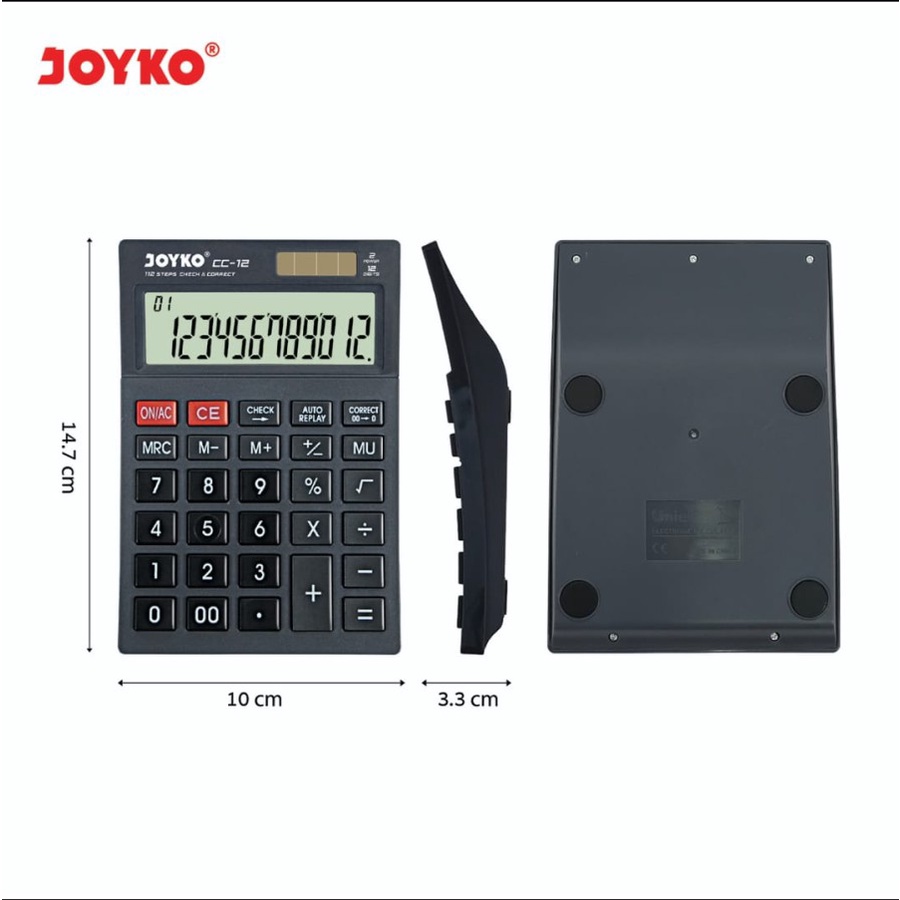 Calculator / Kalkulator Joyko CC-12 / 12 Digits / Check Correct