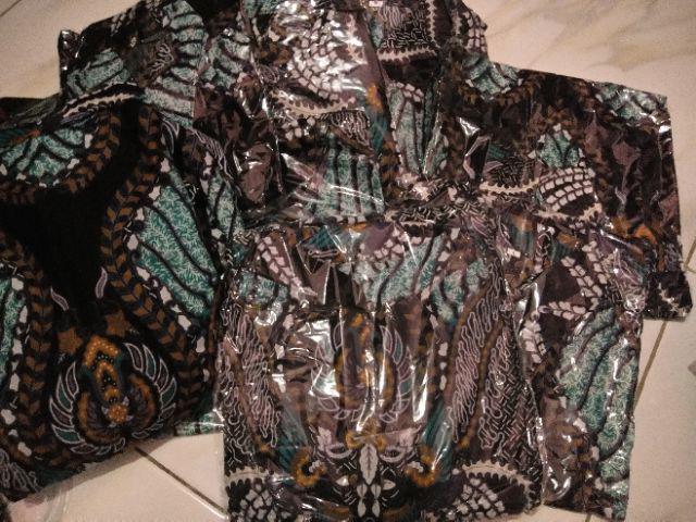 Batik Couple Keluarga Rnb Pramesti Lilit,bahan Katun Prada Mix Embos Madu Terlaris Termurah
