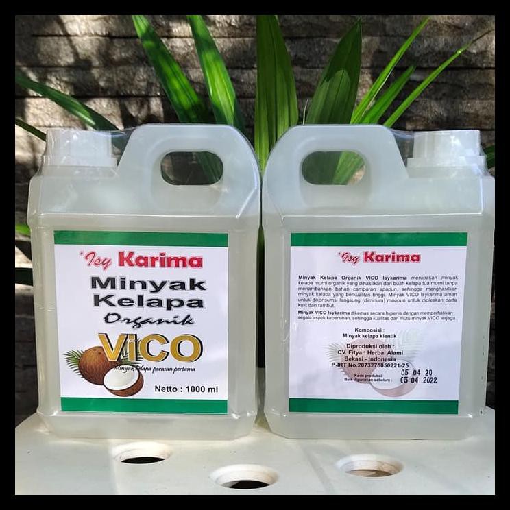 

Ind VCO virgin coconut oil - minyak vco grade A - vco 1 liter isykarima SALE Kode 45