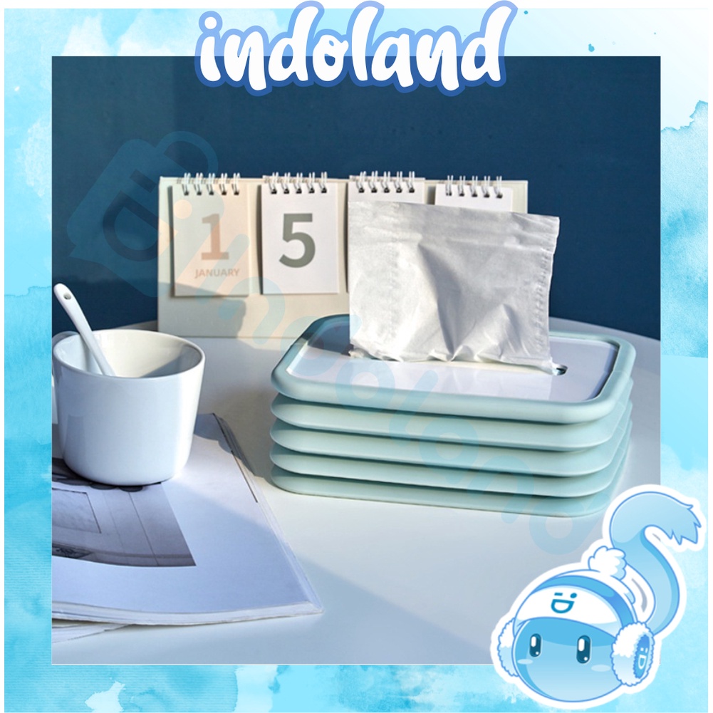 ☀ INDOLAND ☀ R581 Kotak Tisu Lipat - Tissue Box Flexible - Tempat Tissue Serbaguna