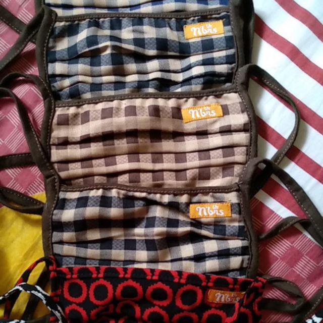 Vitara | Ready Best Seller Masker Nibras Qiqo Bolba Batik Tile Bunga Polka Terbaru Terlaris