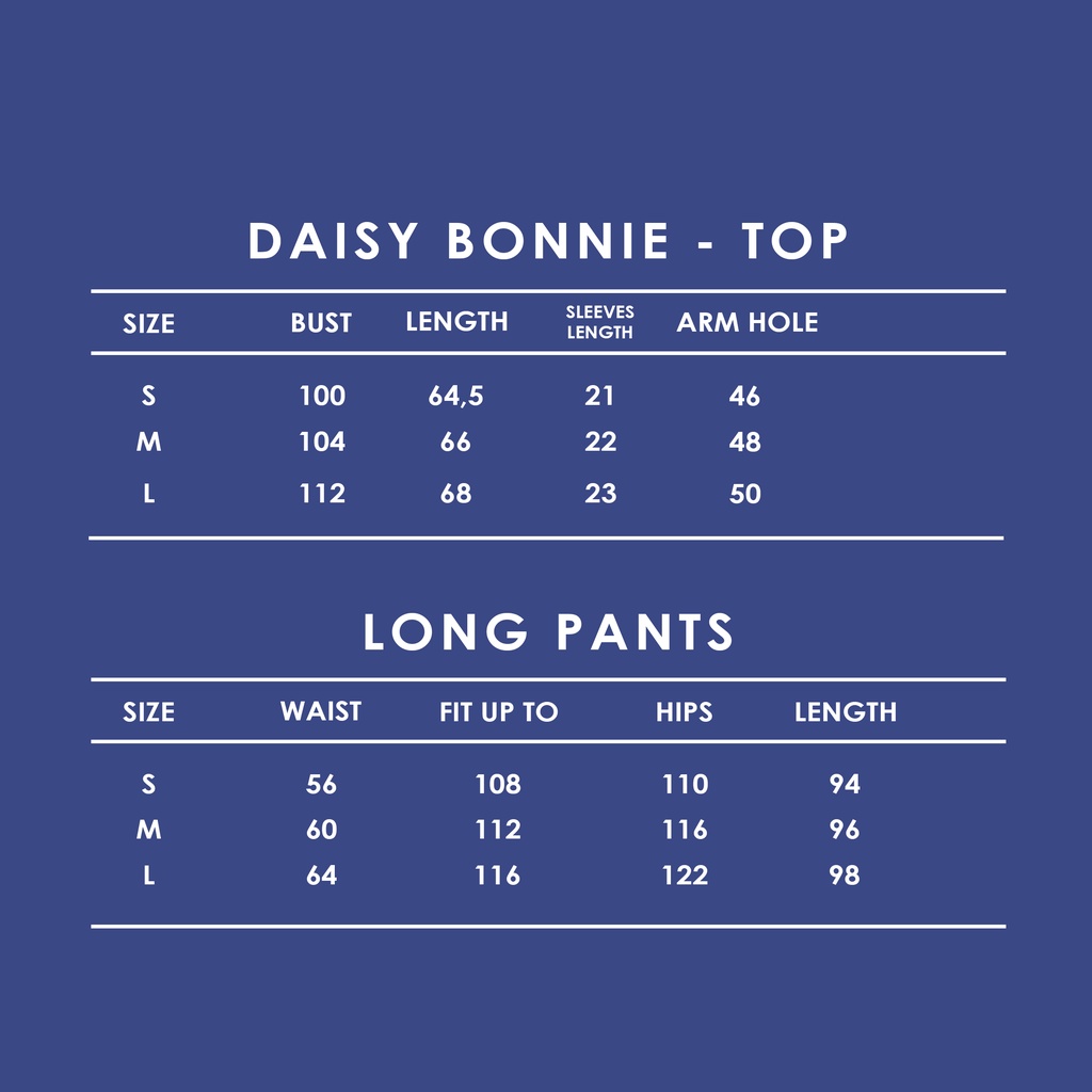 Cielyn X Never To Old - Daisy Bonnie TENCEL™ Modal Piyama Wanita Dewasa Set