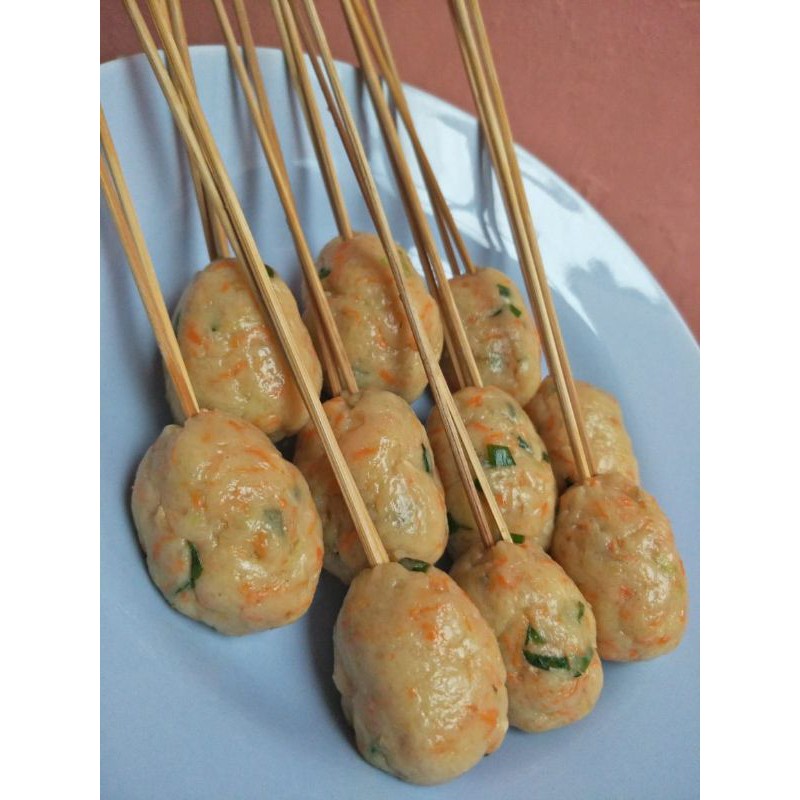 

sate pentul ikan tenggiri asli palembang