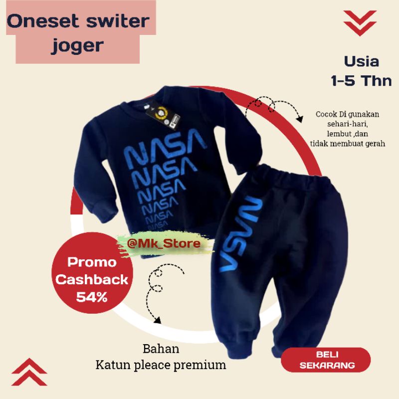 SETELAN JOGER ANAK 1-6 TAHUN / SETCEL JOGER ANAK / SETELAN SWEATER