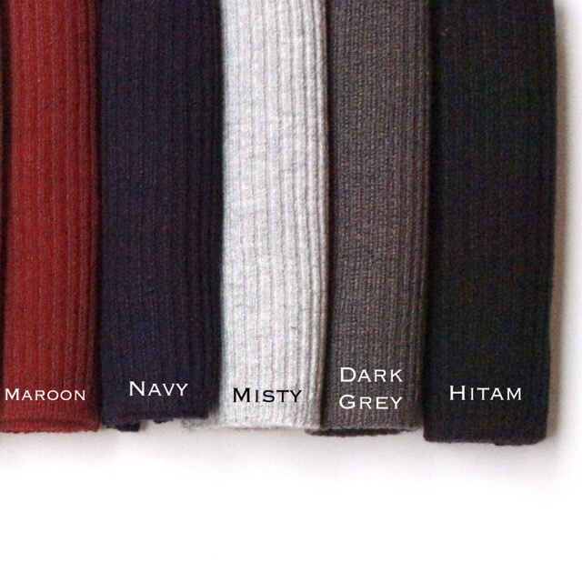 Inner Knit Hijab Premium / Inner Hijab Rajut / Bandana Rajut Premium / Ciput Rajut Salur Series