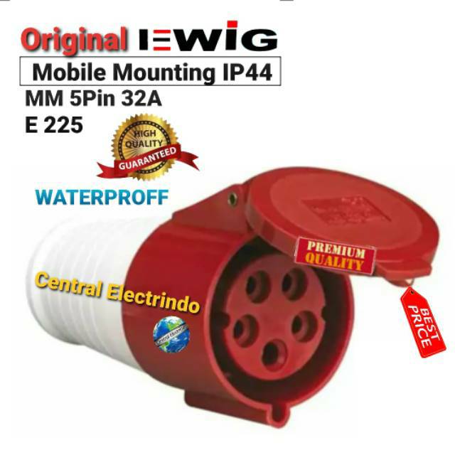 Mobile Mounting Coupler 5Pin 32A (E225) EWIG.