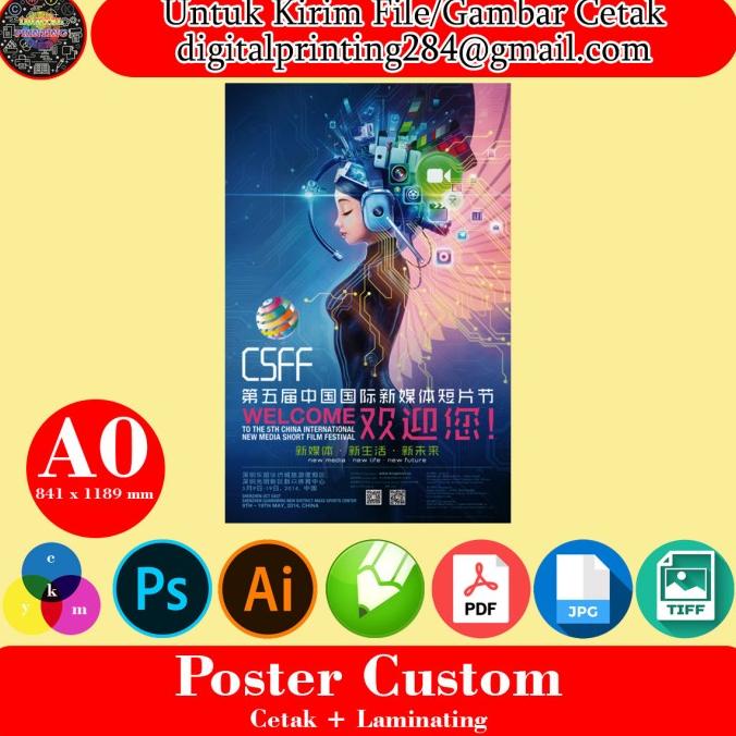 

Poster A0 Cetak Plus Laminating Star Seller Termurah
