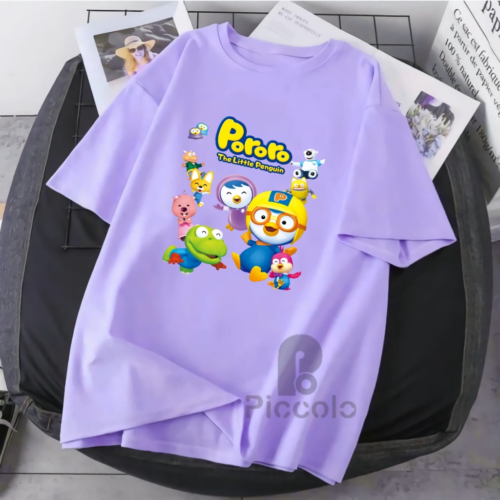 KAOS ANAK PORORO ATASAN BAHAN PREMIUM