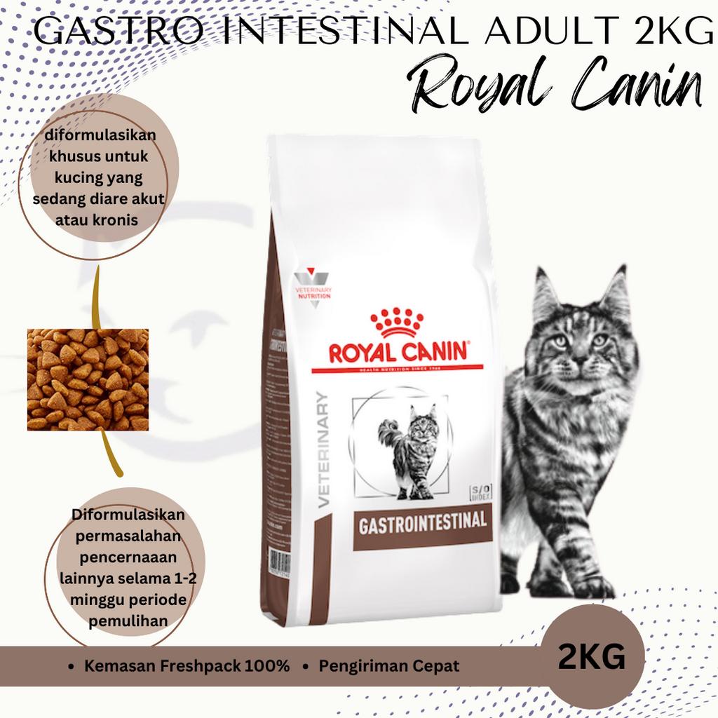 MAKANAN KUCING ROYAL CANIN GASTROINTESTINAL 2KG 2 KG CATFOOD CAT FOOD