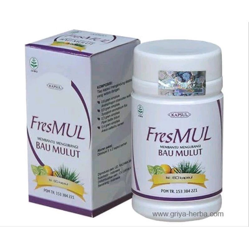 

FresMul obat herbal Mengatasi Bau Mulut / Kwalitas original / Halal BPOM