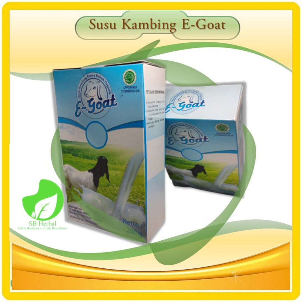 

Susu Kambing Etawa Susu Etawa EGOAT Organik Bubuk BPOM Ettawa Seperti Gomars Original