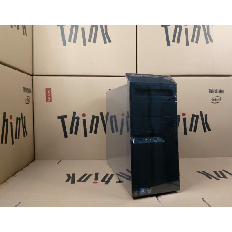 Paketan Full Dus PC Lenovo M93p Tower Intel Core i5 Gen4 Ram 4 GB DDR 3 HDD 500 GB LED 20in