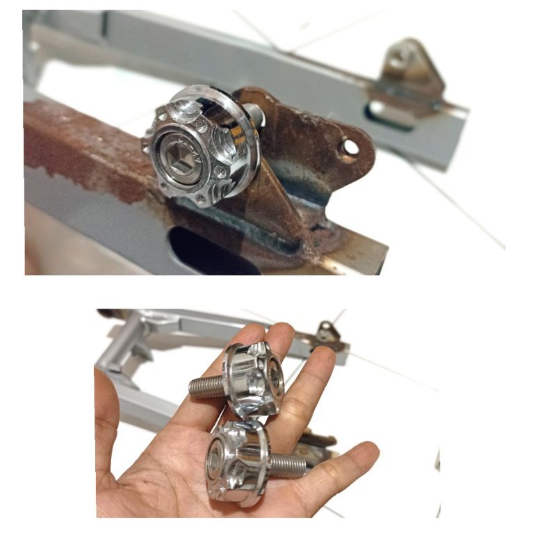 MANISAN RING SKOK bawah SET BAUT L nya stainlis