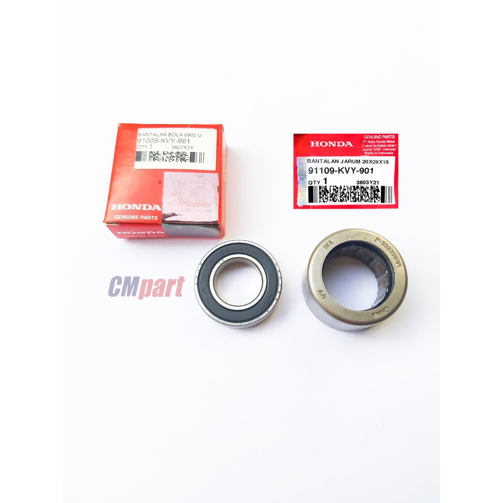 laher laker bearing puly poly pully pulley - laces dan laher 6902 set beat scoopy spacy Asli HONDA