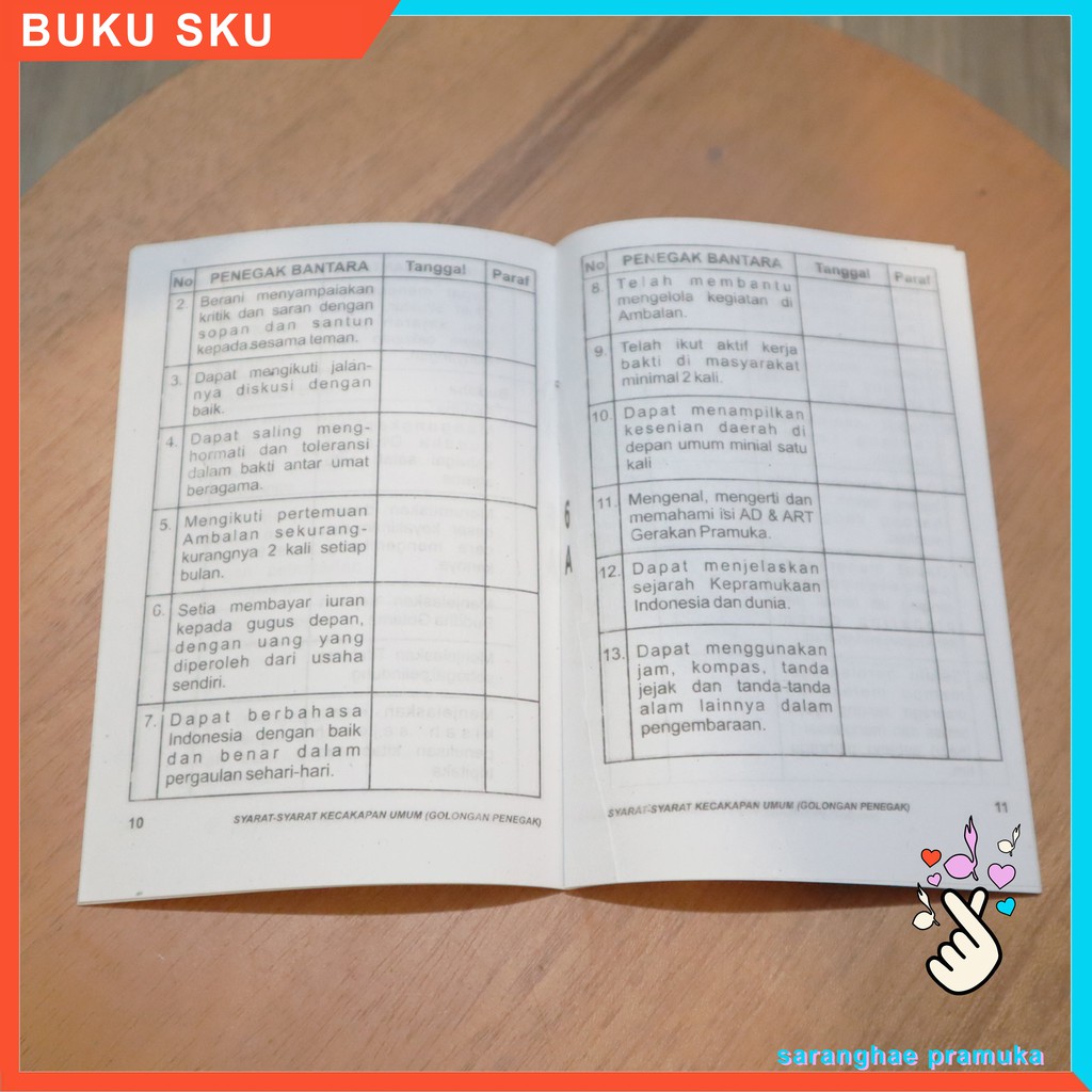 Buku Pramuka SKU Siaga Penggalang Penegak