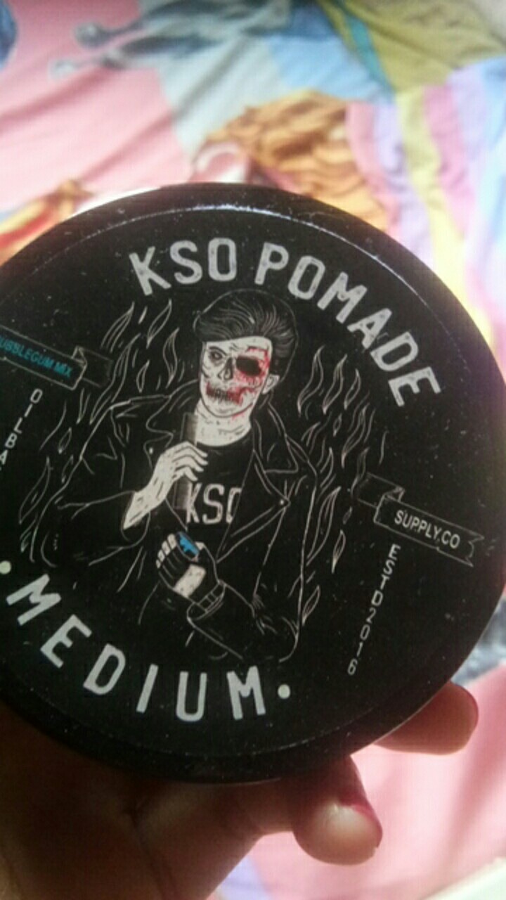 Wadah Pomade / Pot Pomade Plastik / 60gr / Hitam