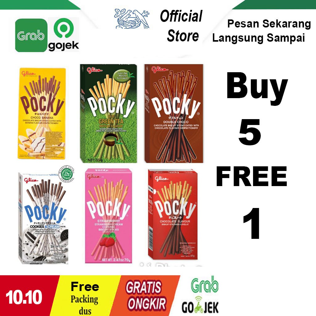 

Snack GLICO POCKY Stick All Variant.Free Bonus