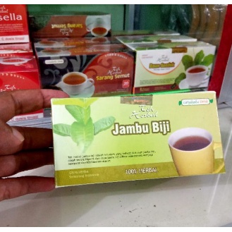 Teh herbal daun jambu biji teh celup 20 kantong JAMINAN 100% ALAMI ORIGINAL
