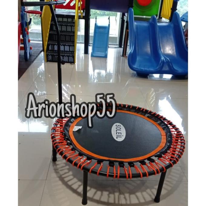 *****] Trampolin Dengan Handle 114 Cm Soleil