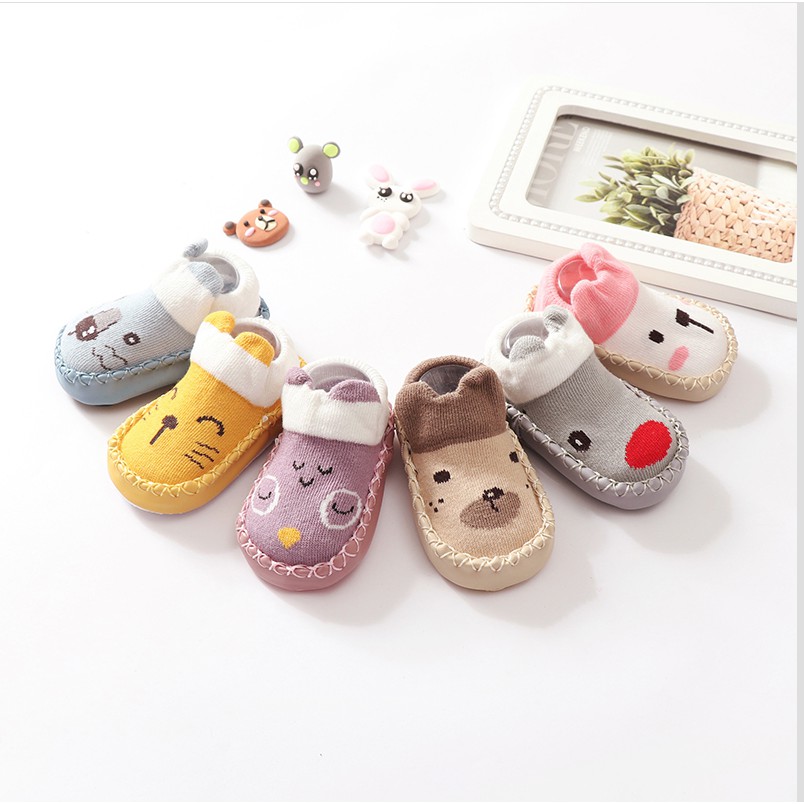 babyfit SUPER PROMO CUTE moccasins sepatu kaos kaki anak dengan antislip import 829r pws