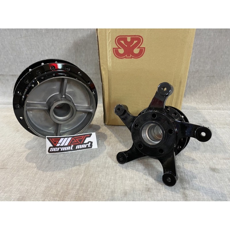 TROMOL SET CB 150 R NEW HITAM DEPAN DAN BELAKANG MERK SYS
