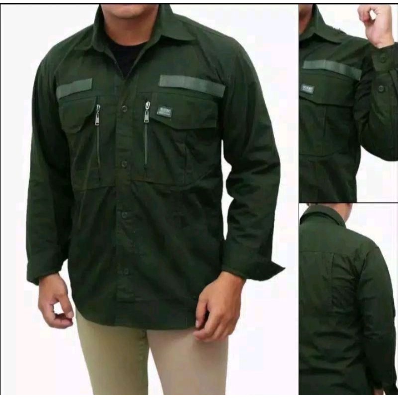 kemeja tangan panjang w-tac | kemeja | kemeja tangan panjang | kemeja army | kemeja tactical | kemeja militer