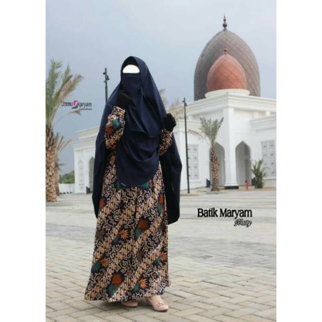 Set Gamis batik Ummu Maryam Collection