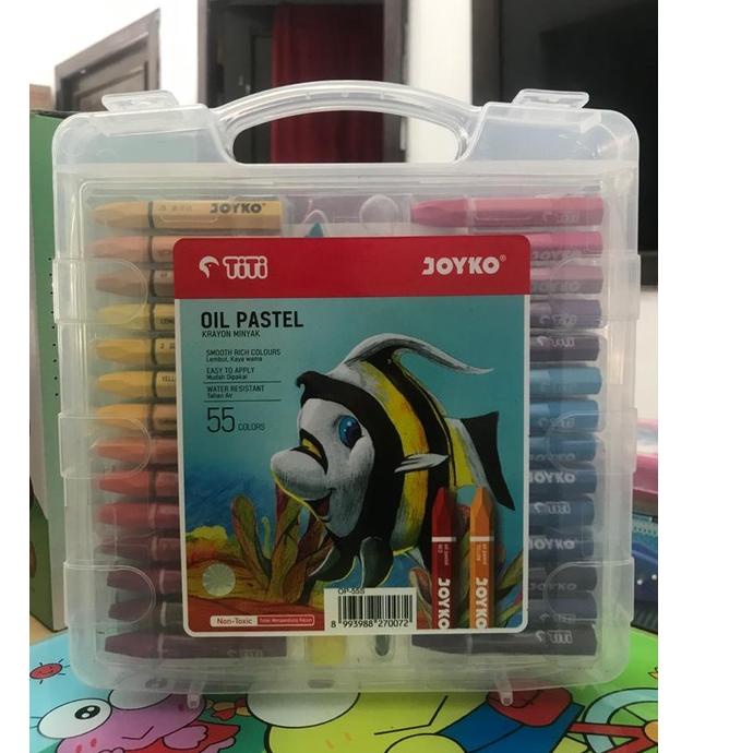 

Bagus Dipakai.. Krayon TiTi Joyko Isi 55 Warna Minyak Crayon Oil Pastel