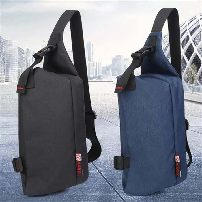 LBO18 Tas Selempang / Slempang Anti Maling/Anti Air Sling Bag Pria +Po