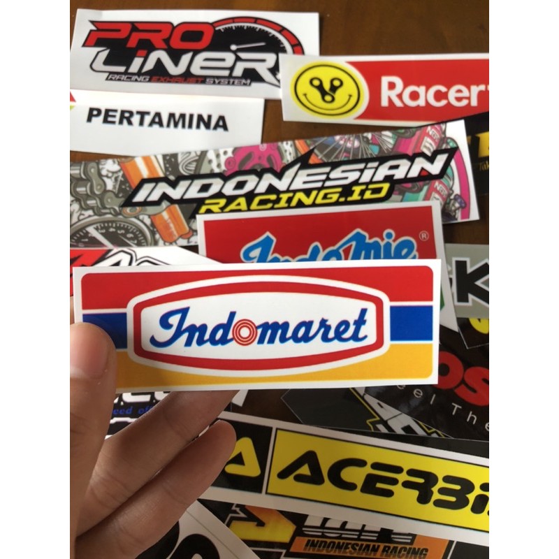 sticker pack racing tdr pro liner master racing tdr racertees rcb indomie variasi