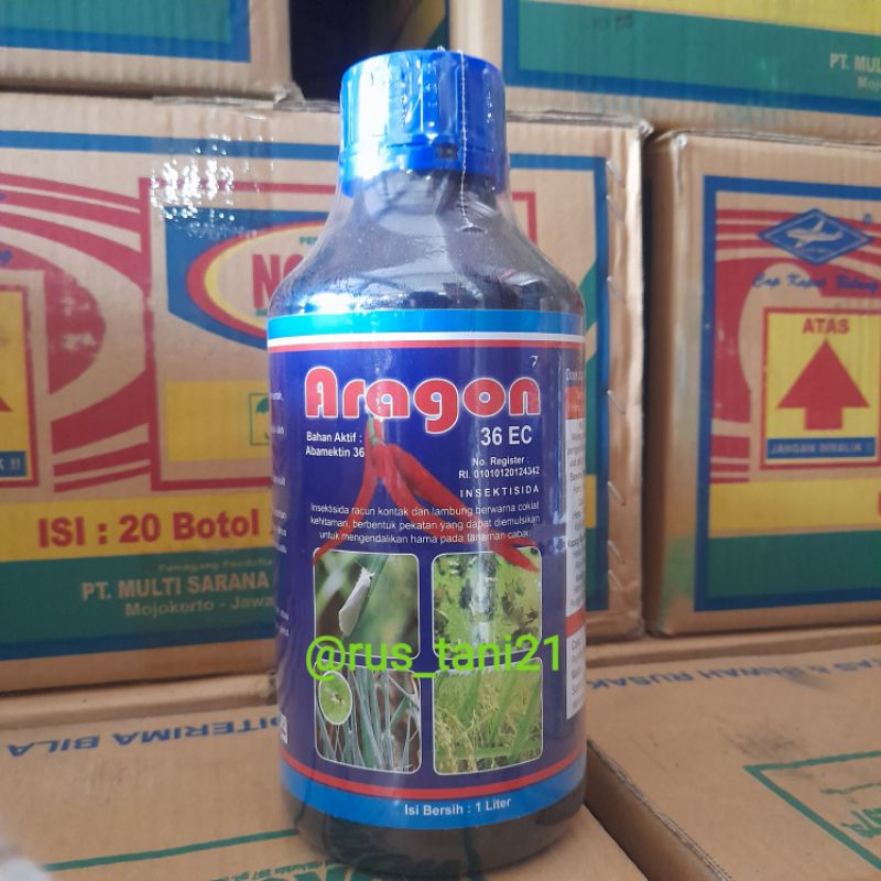 insektisida ARAGON 36EC 500ml Bahan aktif : ABAMEKTIN 36g/l
