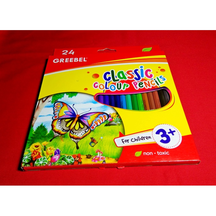 

Greebel GB-7024 Classic Colour Pencil (Hex 24 Warna)