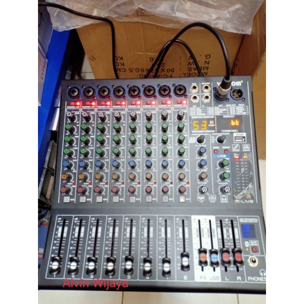 wisdom Mixer M-live8 M live 8 mixer audio