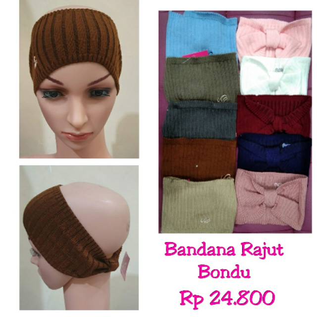 Bandana Rajut Bondu Rabbani