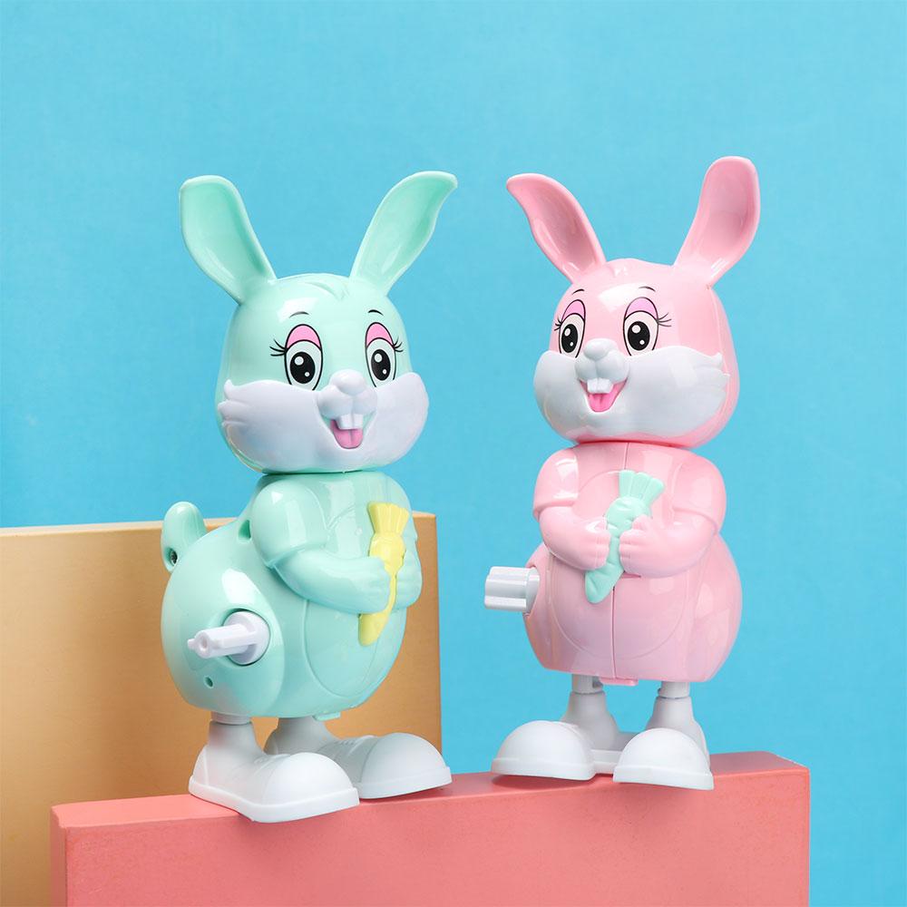 R-flower Mainan Kelinci Paskah Putar Jalan Untuk Hadiah Anak