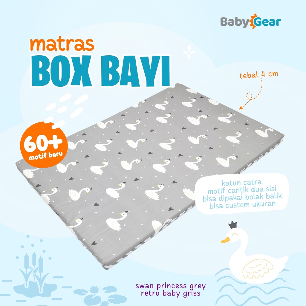 [ 90x60 cm ] Kasur Box Bayi / Alas Tidur Ranjang Bayi