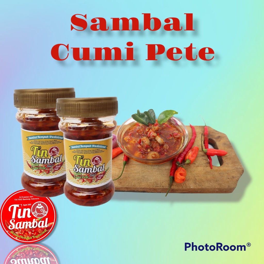 sambal cumi pete/sambal cumi baby/sambal cumi-Tin Sambal 120g