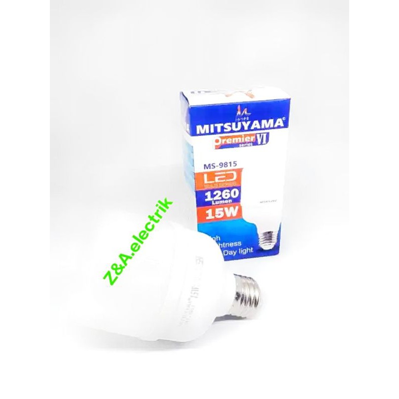Lampu Bohlam 15 Watt MS-9815 Premier VI MITSUYAMA