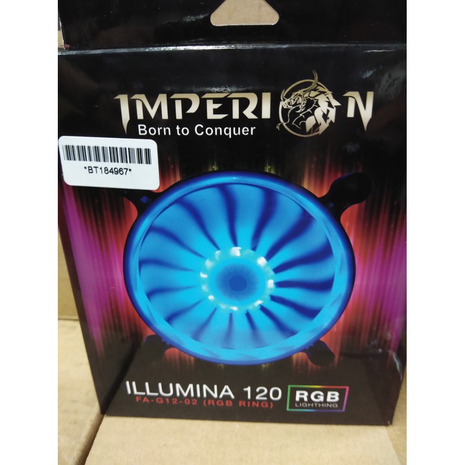 Imperion Illumina Fan Case 12cm Auto Led 7 colour RGB Fan Casing 12 Cm