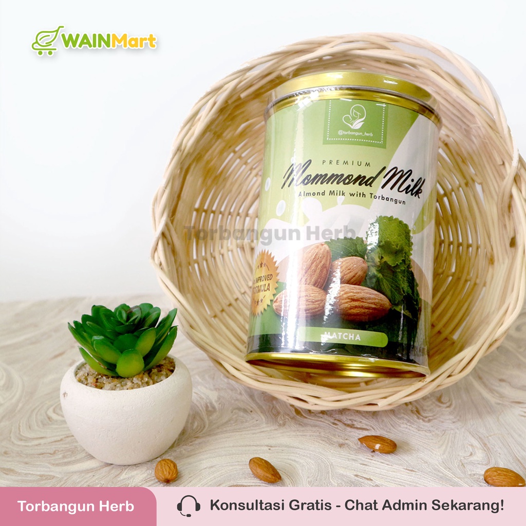 Mommond Milk Premium Susu Almond Susu Pelancar ASI Booster Torbangun Herbal Susu Ibu Menyusui