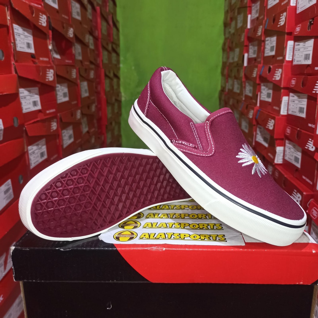 Airwalk Jermaine Sepatu Sneaker Slip On Pria Wanita Original
