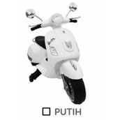 Motor Aki Mainan Anak PMB TOYS M288 VESPA 6 Volt 7AH Garansi Original SNI-White