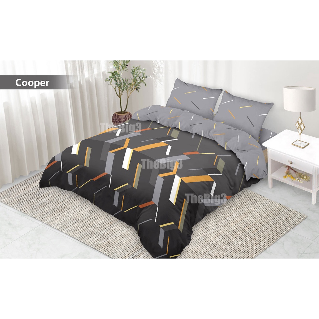 Akiko Bedcover + Sprei 180x200 / 160x200 motif Andrea Alessandro Sicilia Quincy Viola Luigi Cares Twister Georgia Boo Boo Quincy Massimo  - BC Flat 180 160 King Queen TBT