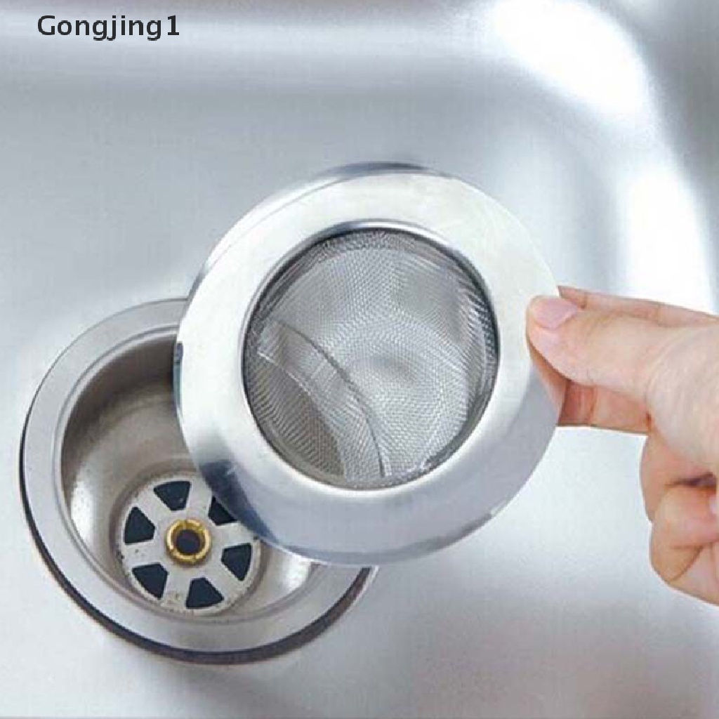 Gongjing1 Saringan Rambut Bahan Stainless Steel Untuk Bathtub / Shower