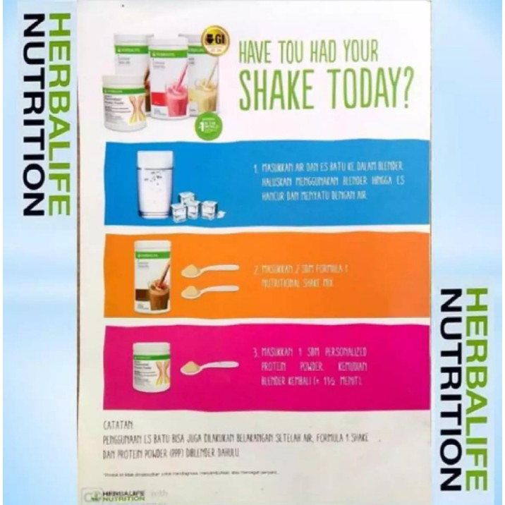 Shake Herbalife Chocomint Diet Sehat Minuman Pengatur Berat Badan Minuman Pelangsing Multivitamin Shopee Indonesia