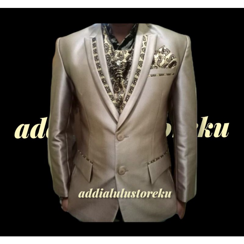 JAS PENGANTIN MOCCA/JAS WEDDING MEWAH/JAS FORMAL PREMIUM/JAS RESEPSI